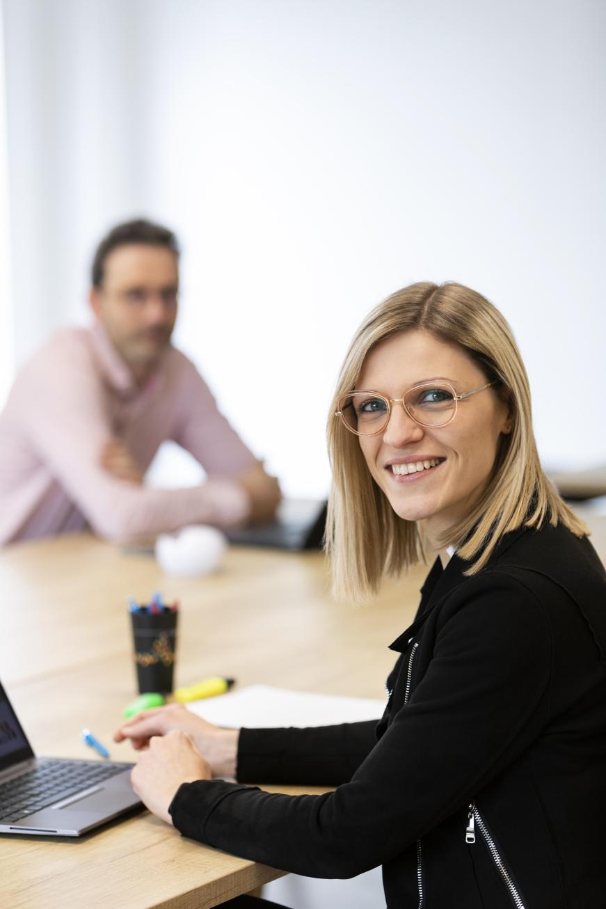 Collaboratrice du Cerfrance Nord-pas de calais souriante